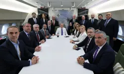 Erdoğan'dan uçakta 'Lozan' açıklaması: Benden duydunuz mu, maalesef uyduruyorlar