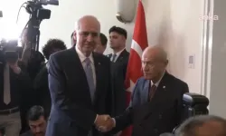TBMM Başkanı Kurtulmuş'tan MHP lideri Bahçeli'ye ziyaret