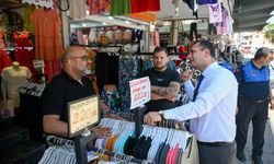 Başkan Eşki'den Çamdibi esnafına ziyaret