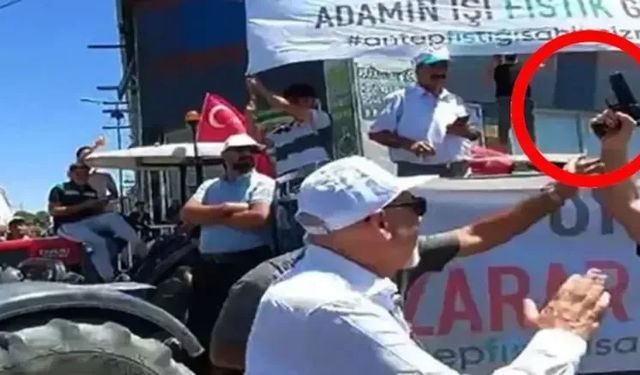 CHP'li milletvekilinin konuşması sırasında yanı başında ateş açıldı