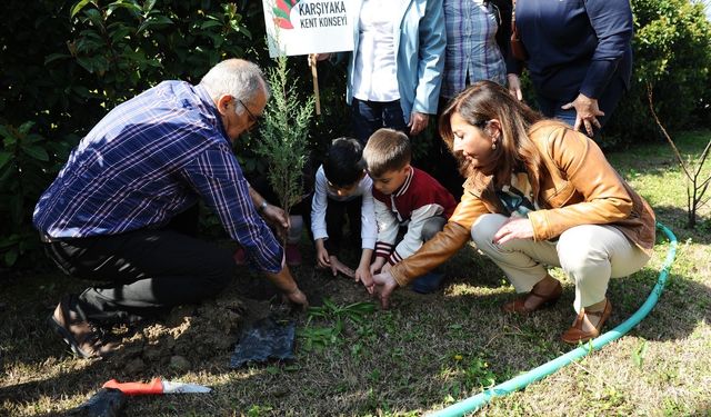Karşıyaka’nın çocuklardan geleceğe yeşil miras