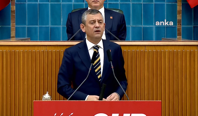 Özel, kürsüde Bahçeli'ye meydan okudu: 'Sandıksız Türkiye istiyorlar!