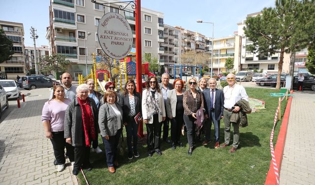Karşıyaka’nın parkları yenileniyor