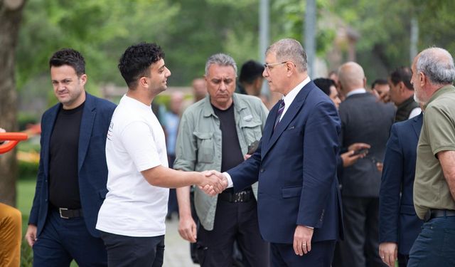 Bucalılardan Başkan Tugay’a Hasanağa Bahçesi teşekkürü