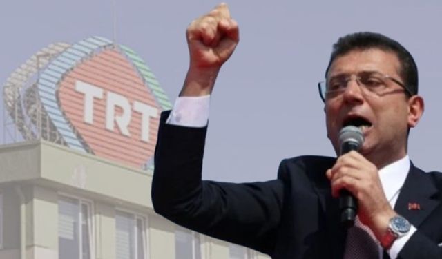 Ekrem İmamoğlu’ndan TRT'ye zehir zemberek tepki
