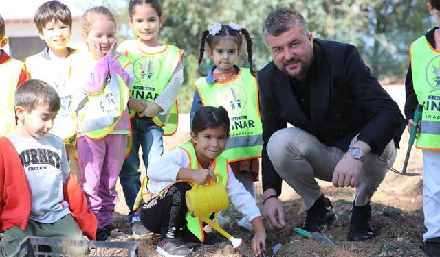 Buca’da çocuklara tohumdan sofraya tarım eğitimi