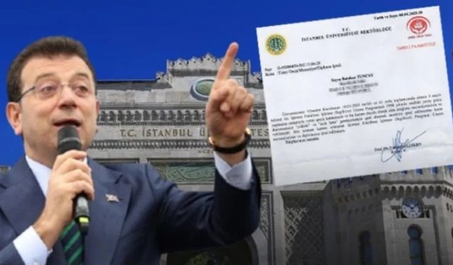 İstanbul Üniversitesi Rektörü kaçtı, vekiline imzalattı