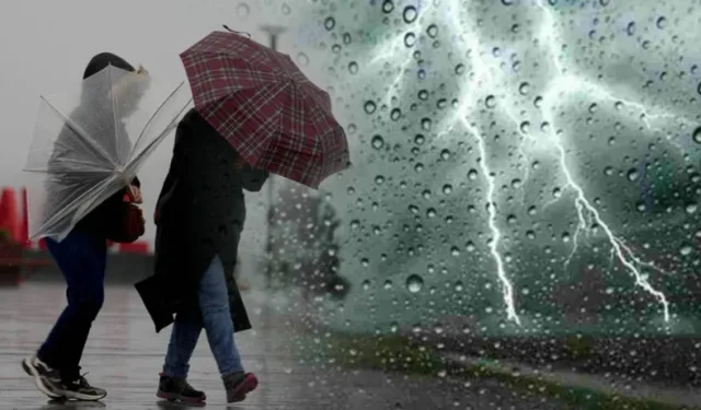 Meteoroloji'den Sağanak, Fırtına ve Çöl Tozu Uyarısı!