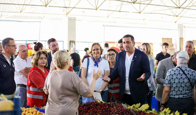 Başkan Erman Uzun’dan Bayram Öncesi Pazaryeri Ziyareti