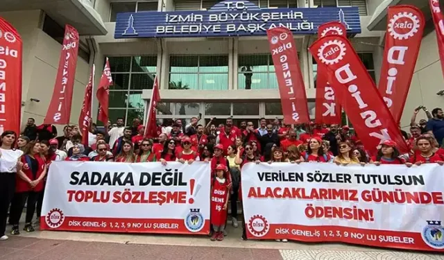 Cemil Tugay'ın teklifi kabul edildi: İzmir'de 7 gündür devam eden grev sona erdi