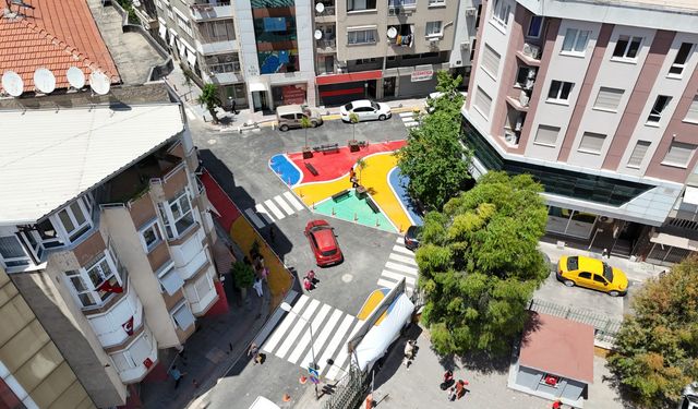 Konak’ta okul yollarına renkli dokunuş yayılıyor