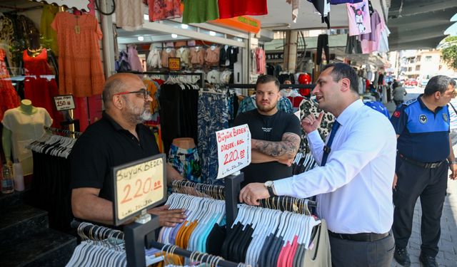 Başkan Eşki'den Çamdibi esnafına ziyaret