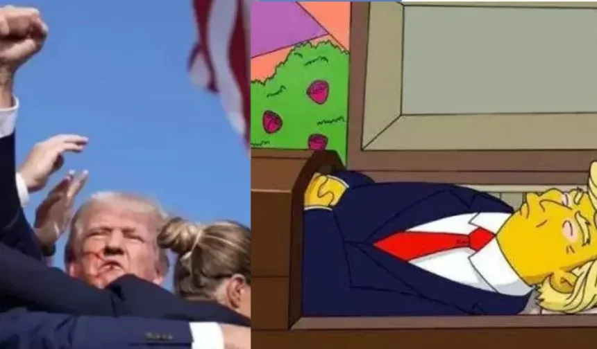 Donald Trump'a Suikastın Ardından Simpsonlar Gündemde! 'Trump Kehaneti' Ortaya Çıktı