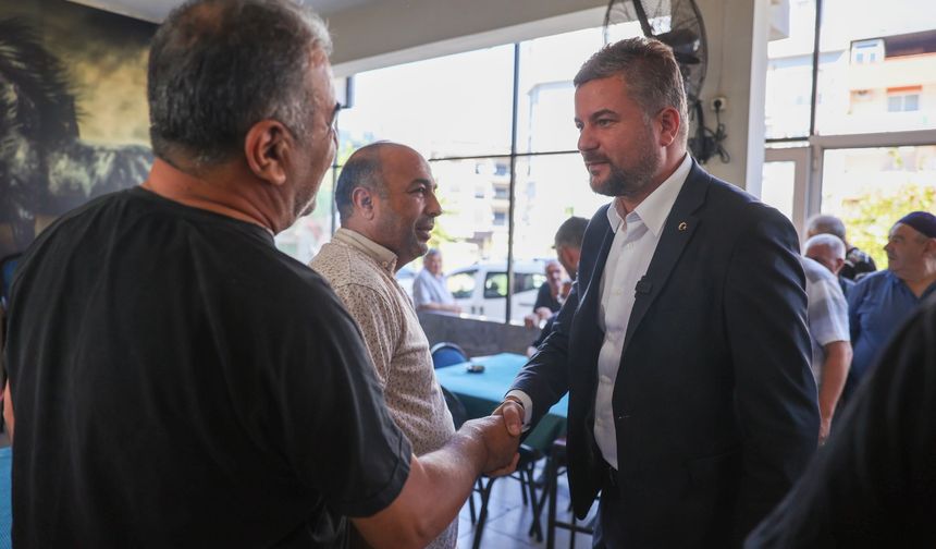 Buca Belediye Başkanı Görkem Duman, mahallelerdeki ziyaretlerine devam ediyor