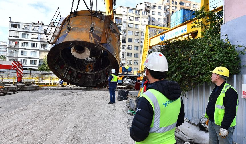 Dev makine yeni rotası için taşınacak