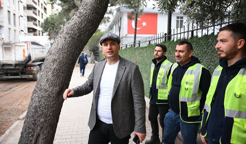Bornova’nın gözde sokağına bayramlık asfalt
