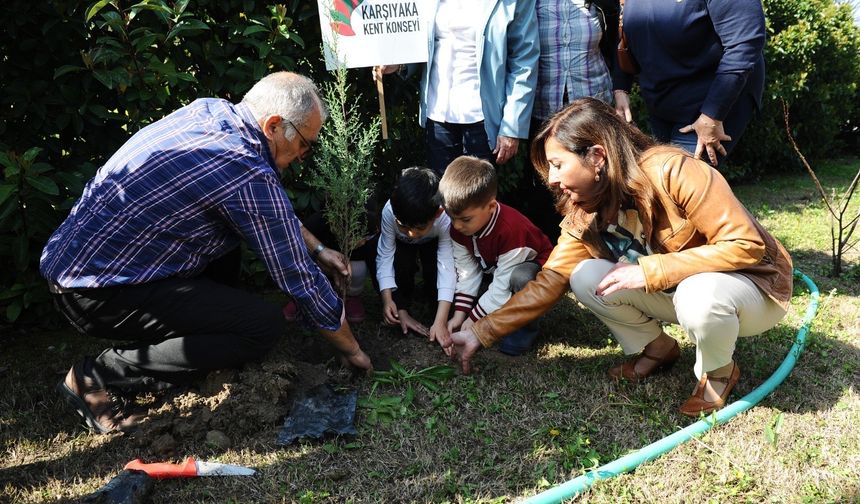 Karşıyaka’nın çocuklardan geleceğe yeşil miras