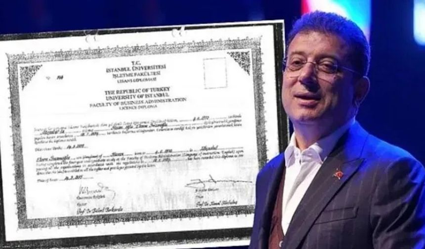 İmamoğlu'nun diploması iptal edilmedi çünkü dekanlar imza atmıyor!