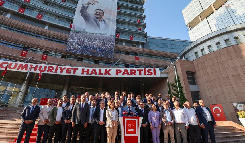 CHP'li 81 il başkanından ortak açıklama