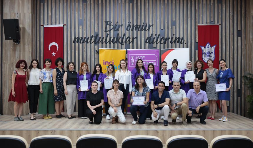 Konak’ın kadın CNC operatörleri sertifikalarını aldı